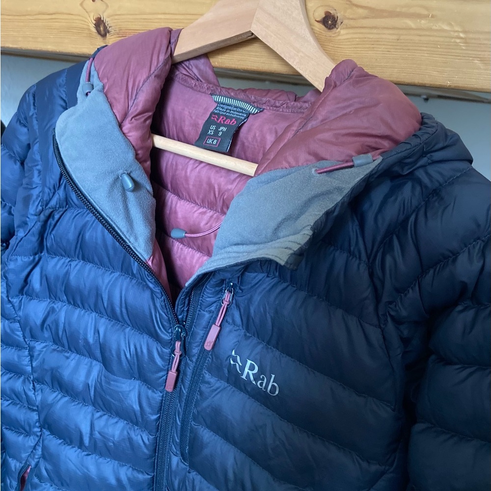 RAB Microlight Alpine Down Jacket with Hood - Women’s XS UK 8